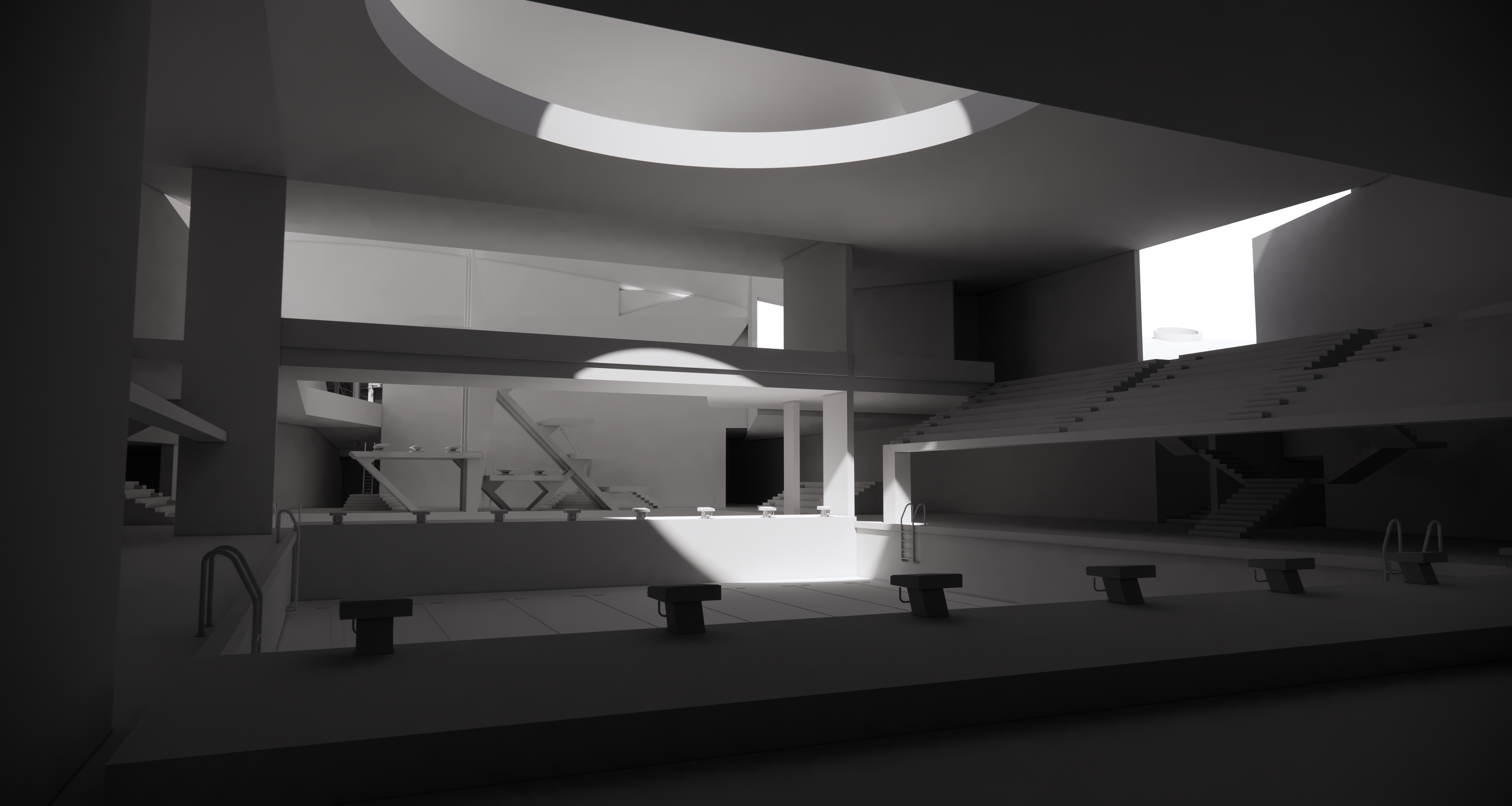 Render - Swimming Complex